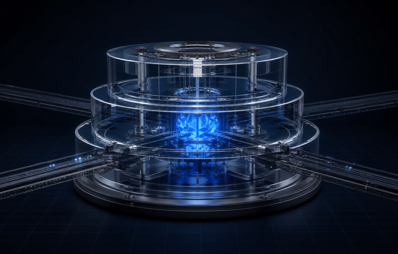 Transparent precision processor with a luminous decision core